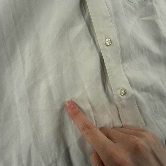 VTG Brooks Brothers Makers Yellow 15.5 34 Long Sleeve Button Up Made USA Cotton* - Picture 15 of 16